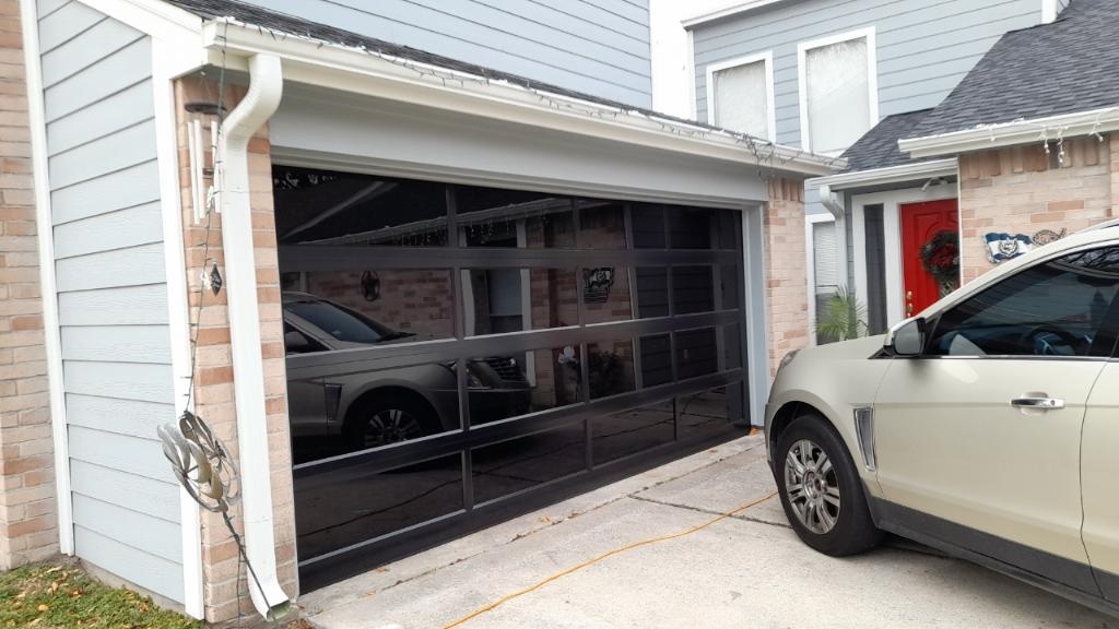 Glass Garage Door Installation in Pasadena, TX — Lemus Garage Door Services, Licensed & Insured, (281) 906-4783